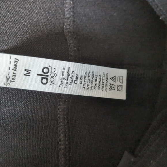 NWOT Alo Black Yoga Sweatpants Urban Moto Workout Gym M - Picture 12 of 15